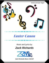 Easter Canon SATB choral sheet music cover